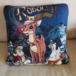 Rudolph the Red Nosed Reindeer Pillow